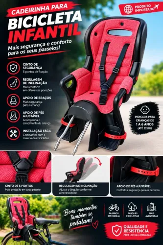 Cadeirinha de Bicicleta