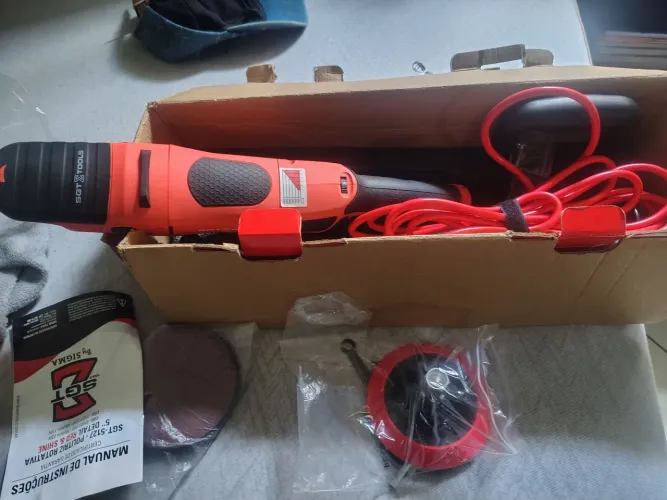 POLITRIZ ROTATIVA SGT TOOLS RED SHINE 5"POLEGADAS