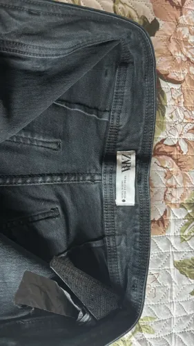 Calça Jeans Preta Zara Tamanho 34