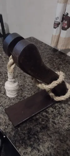 Luminária rústica