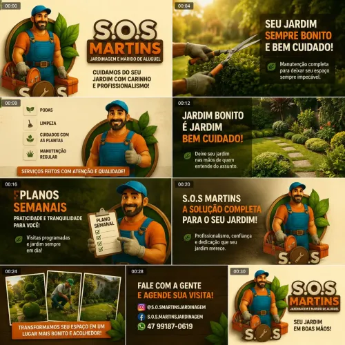 Jardinagem e marido de aluguel 