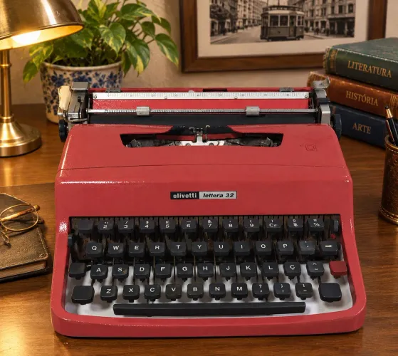 Máquina de escrever Olivetti Lettera 32