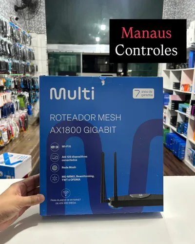 Roteador Multi AX1800 DualBand 5G Rede Mesh / Wi-Fi 6