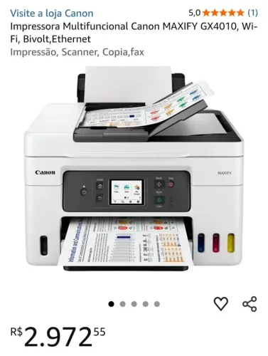 Impressora Cannon Maxyfi GX4010 LACRADA