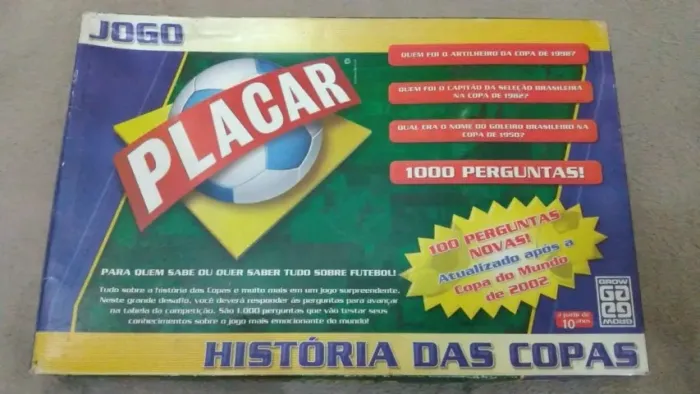Jogo revista placar história das copas da Grow completo Ref.B