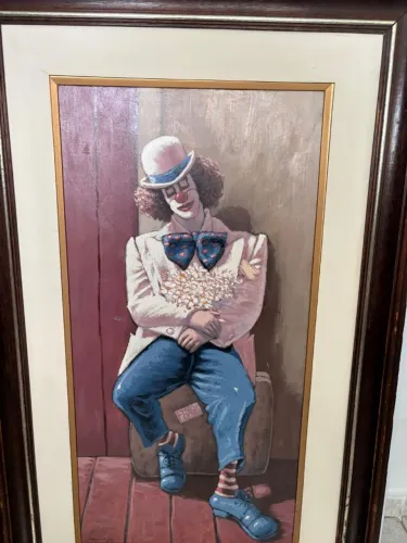 OBRA DE ARTE - BRÁULIO - O PALHAÇO - 1989