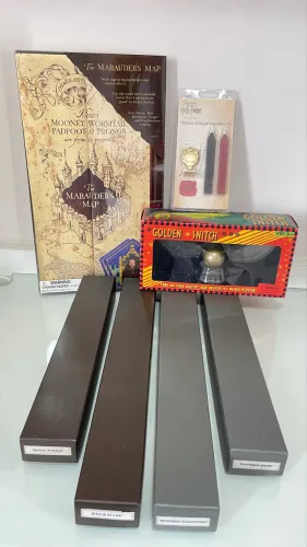Harry Potter, Kit exclusivo com varios itens originais Universal Studios