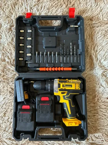 Kit furadeira, completa, tudo novo