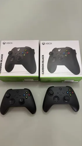 2 Controles Xbox Carbon Black