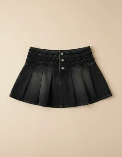 Saia Jeans para Tamanho 10 a 12 anos