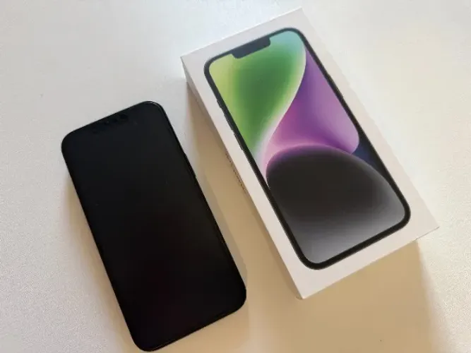 iPhone 14 128GB Preto - Excelente Estado - Caixa Original