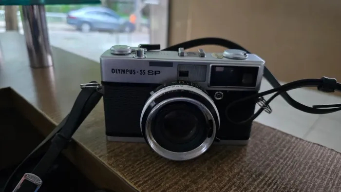 Câmera olympus 35 sp ano de 1969 em ótimo estado de conservação  aceito proposta 