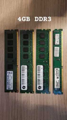 Kit 4 memórias RAM DDR3 4GB