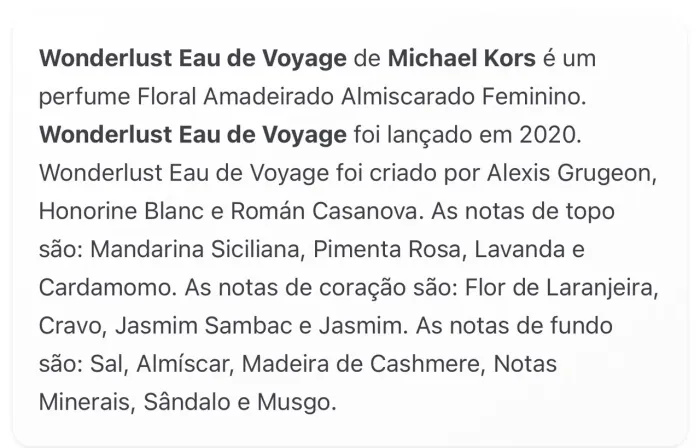 Wonderlust Eau de voyage - Michael Kors 100 ml