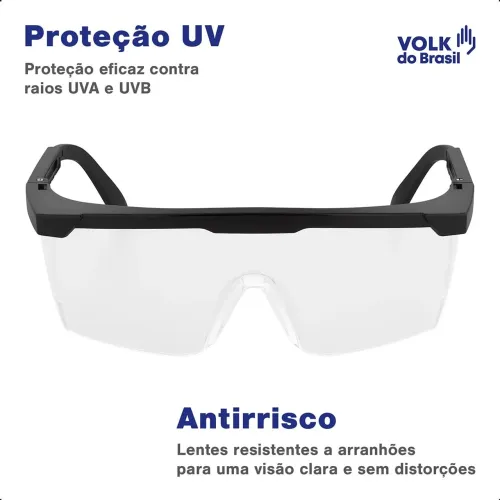 Óculos de proteção (vvison 100 volk do Brasil)