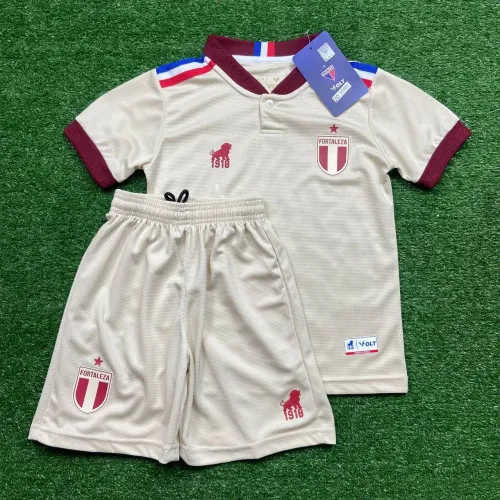 Conjunti infantil camisa fortaleza eiffel bege 6/7 anos