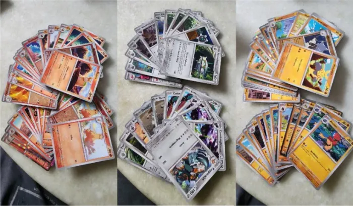 Lote 375 Cartas de Pokemon + uma 70 de código online