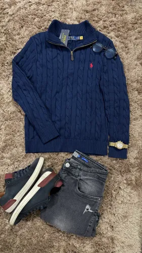 Quarter zip Ralph Lauren suéter