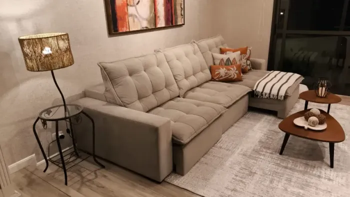 SOFÁ SEMI NOVO - EXTREMAMENTE CONFORTÁVEL - EXCELENTE ESTADO