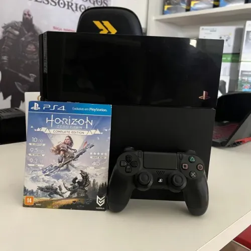 PS4 500GB Semi Novo - Garantia - Pegamos seu Game - Cartão Até 12x - Loja Física