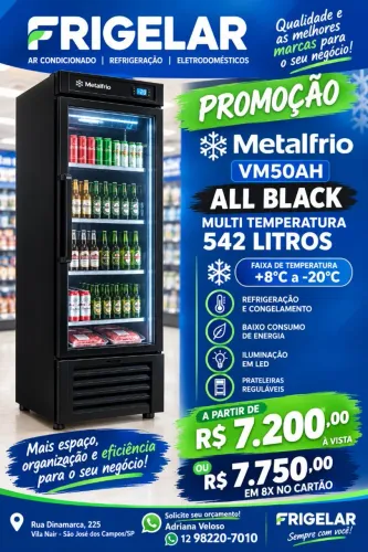 Freezer expositor 570 litros novo