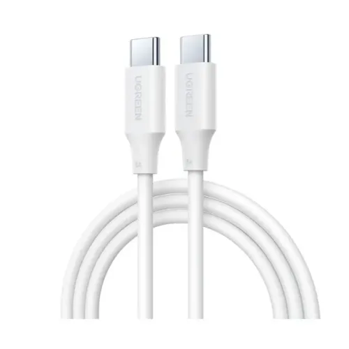 Cabo Ugreen USB-C/C 5A PD 100W 2M US300 - Branco