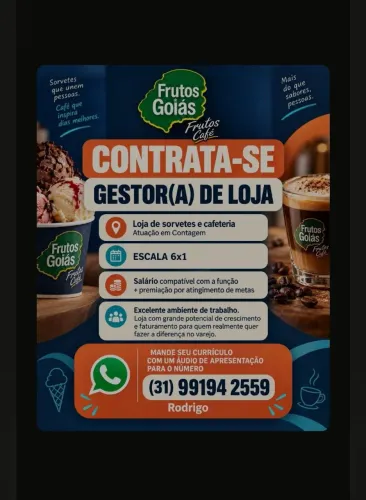 Gestor(a) de Loja - Contagem