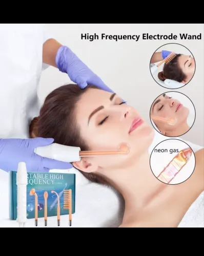 Aparelho Alta Frequência Portátil Bivolt Limpeza De Pele e Cabelo