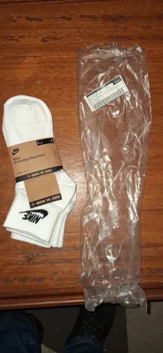 3 pares Meia nike M nova