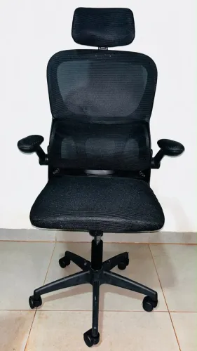 Cadeira Ergonômica Sweet Studio Preta - Confortável e Ajustável
