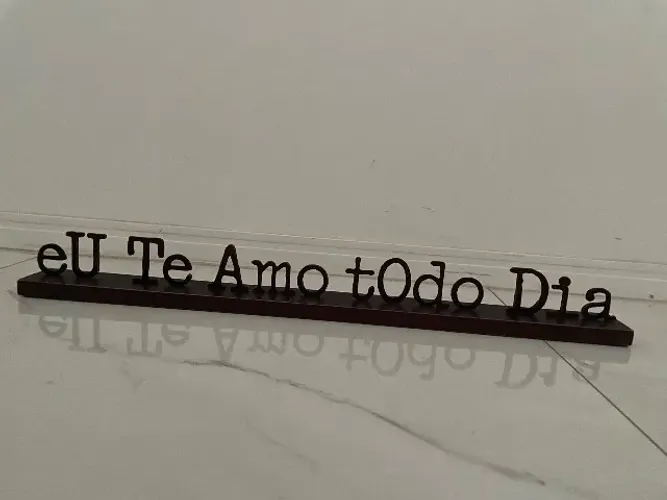 Lindo objeto de decoracao em MDF