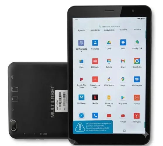 Tablet M8 chip Multilaser 32 gigas tablets novos
