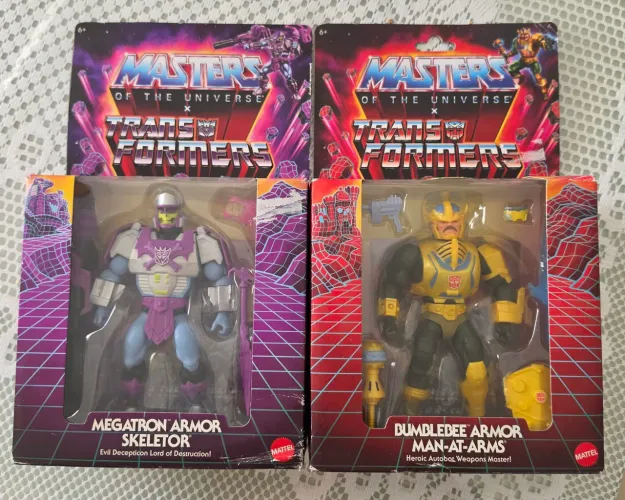 Lote Masters Of The Universe X Transformers - Wave 1 - Mattel