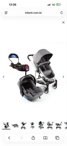 Carrinho de Bebê Travel System Epic Lite Trio
