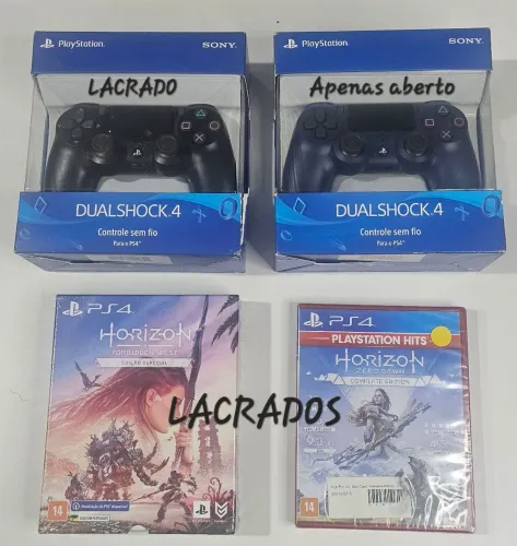 KIT Controle e jogos PS4