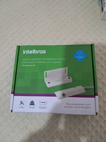 Sensor magnético intelbras XAS porta de aço SP