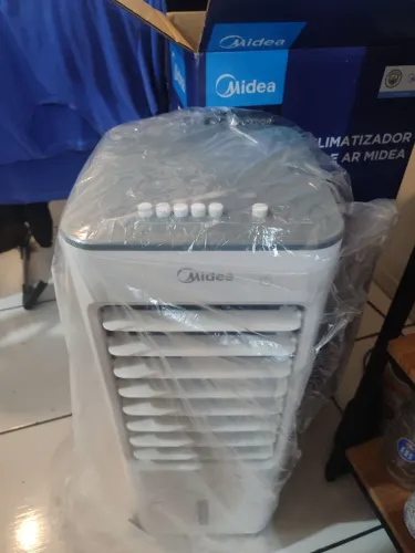 Climatizador de Ar Frio 5l Midea Branco e Cinza 220V Acm52