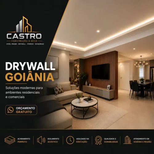 Construção a Seco: Drywall, Divisórias, PVC e Steel Frame