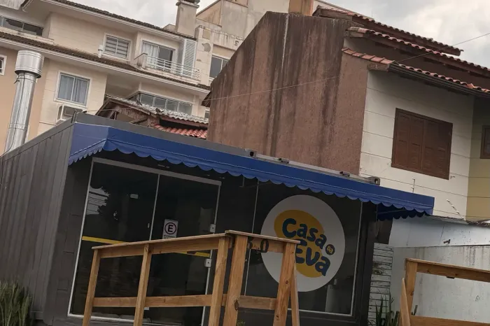 Toldo Azul para Lanchonete 