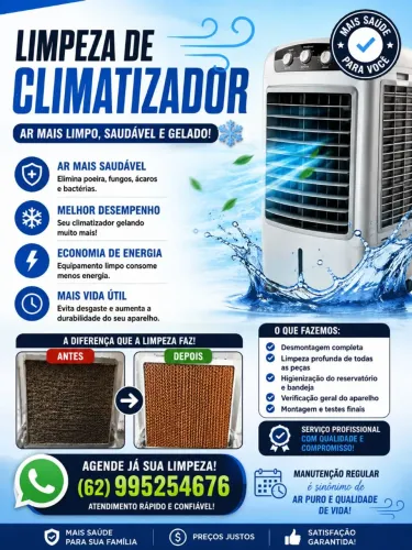 Limpeza de climatizador