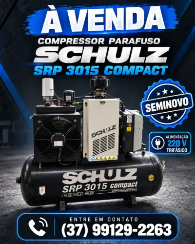 Compressor Parafuso SRP3015 Compact