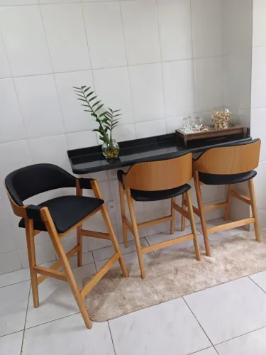 Banquetas, cozinha ou área gourmet.