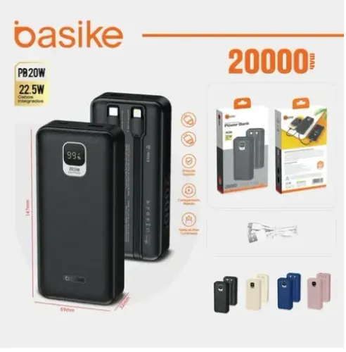 Basike Power Bank 22.5w 20000mah