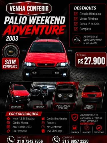 Fiat Palio Weekend Adventure 1.8 8V 103cv 4P 2003
