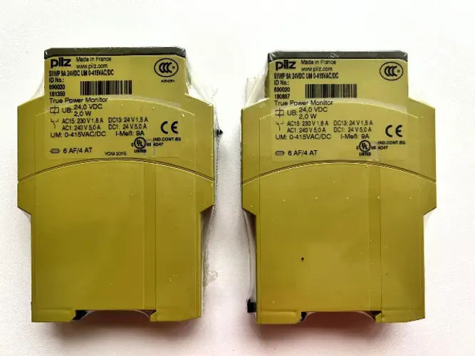 KIT 2 RELÉS DE MONITORAMENTO PILZ S1WP 9A 110-230VAC/DC UM 0-550VACDC Ts=0