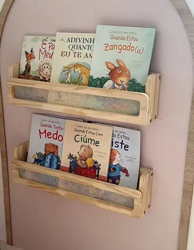 DOIS PORTA LIVROS INFANTIL