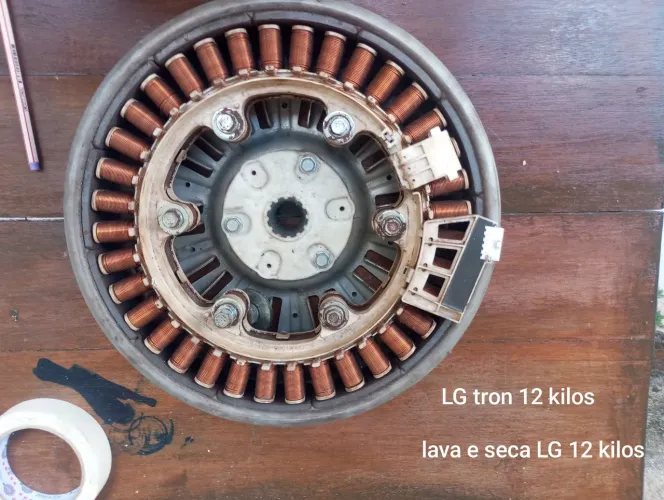 Motor para fazer gerador eólico ou roda d'água