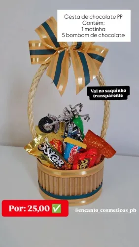 Cesta com brinquedo
