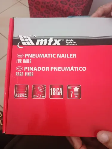 Pinador pneumático para madeira 