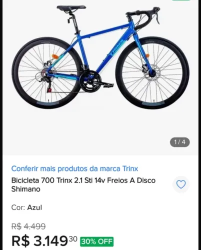 Bicicleta 700 Trinx